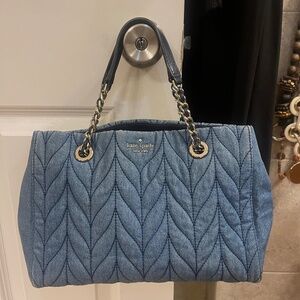 Kate Spade Meena Denim Tote Vintage bag Women’s purse satchel